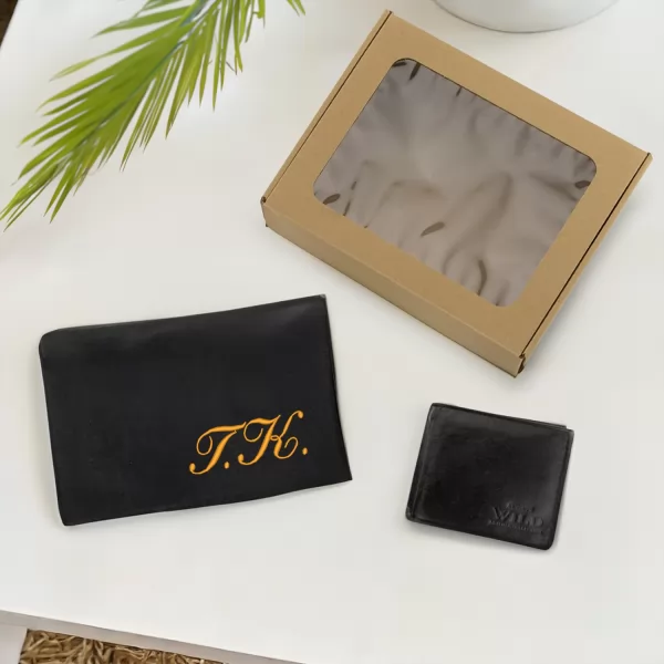 Spersonalizowany szalik i portfel na prezent